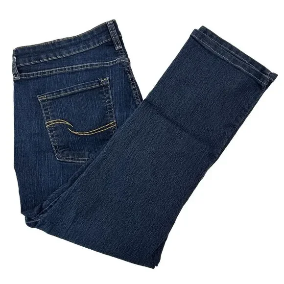 🔥Levi's Signature Stretch Modern Slim  women's skinny jeans 16S W33 L30 blue🔥 - Picture 4 of 9